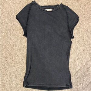 We The Free Charcoal Short Sleeve Tee